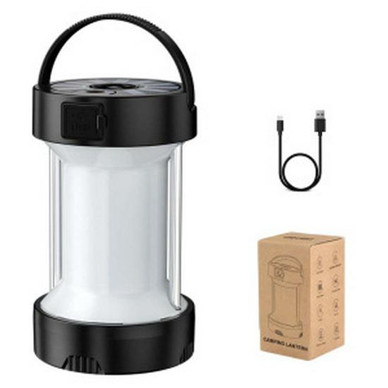 Multifunctional Solar-LED Camping Lantern with Type-C Charging