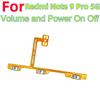 Кнопка питания Вкл Выкл Кнопка Mute Ключ управления Кнопка регулировки громкости Шлейф для Xiaomi Redmi Note 9 Pro 5G Питание Вкл Выкл Громкость