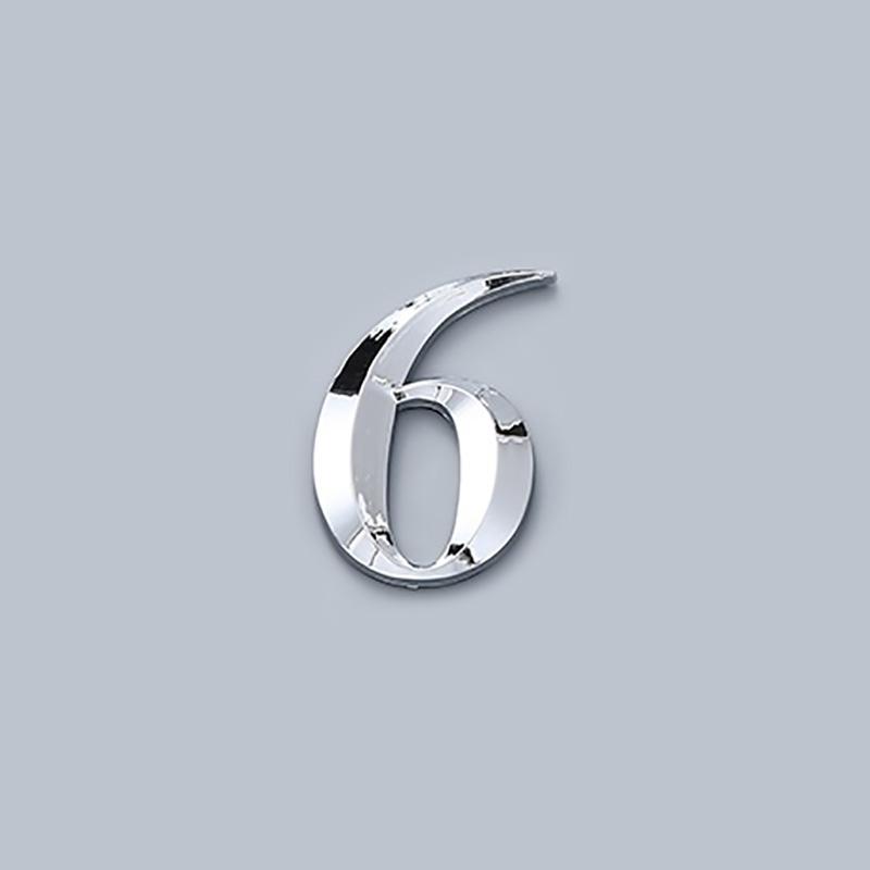 1 шт., адресная табличка, 3D табличка, номер двери, адрес дома, почтовый ящик, знак, наклейка, самоклеящаяся 7 см