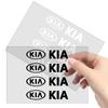 4pcs Fashion Car Styling Door Handle Stickers Tire Rear View Mirror Decals For Kia Rio Ceed Sportage Cerato Soul Sorento K2 K5 Flip Car Accessories