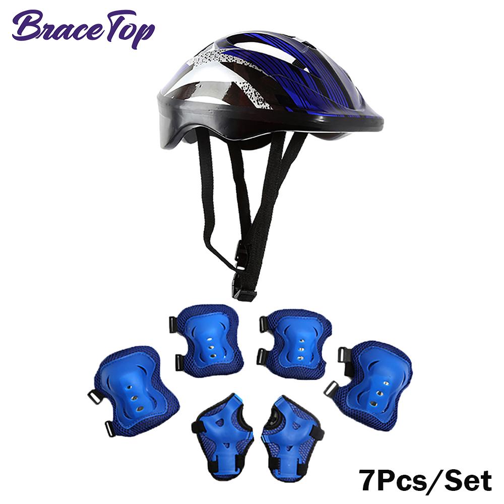 Детские наколенники и налокотники, комплект защитного снаряжения, защитное снаряжение для роликовых коньков, велоспорта, скейтборда, спорта