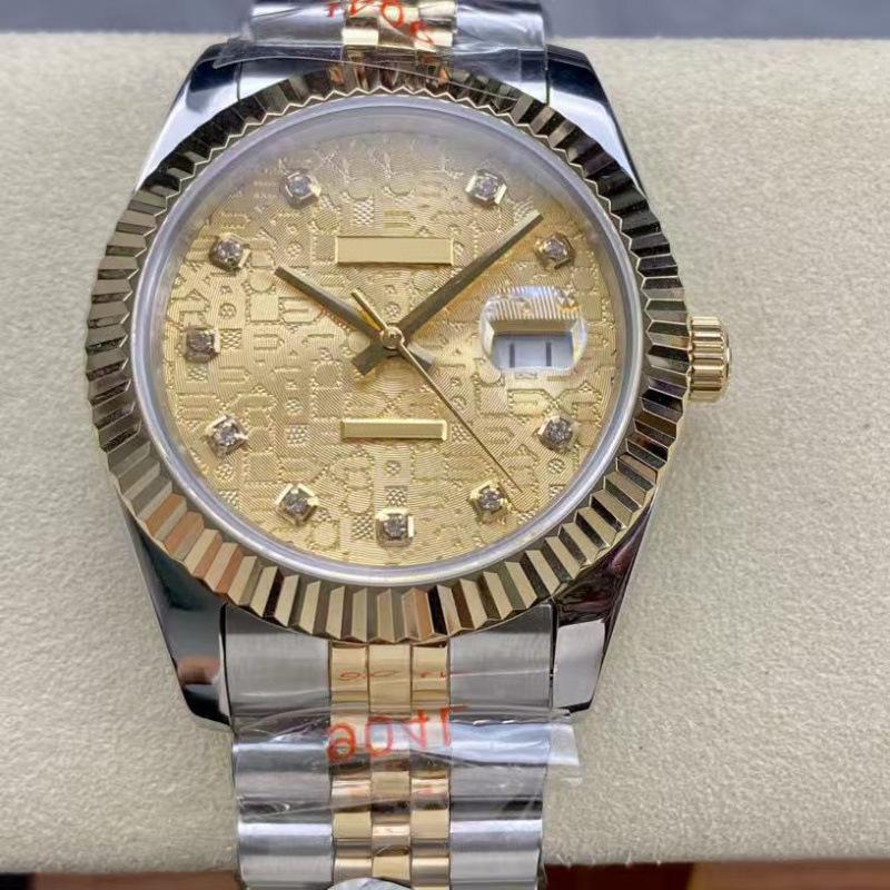 Мужские механические часы из нержавеющей стали серии «Дневник Лаоцзя» с инкрустацией стразами