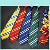 Harry Potter School House Tie For Kids And Women College Uniforms