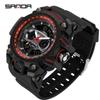 SANDA New Outdoor Sports Watch Cool Waterproof Electronic Watch Fashion Trend Watch