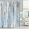 25Style Luxury Abstract Marbling Shower Curtains Geometric Stripes Drapes For Bathroom Accessories Set Bathtub Curtain With Hooks Waterproof