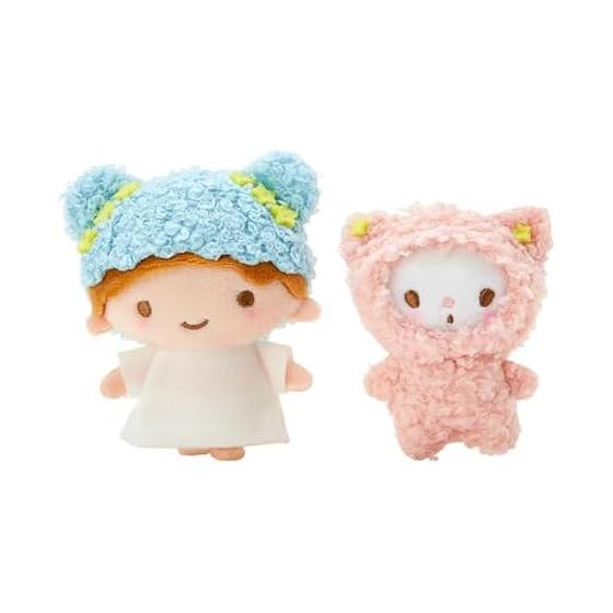 Sanrio (САНРИО) Sanrio Брошь Little Twin Stars Kikirara LITTLE TWIN STARS 8,5 x 6,5 x 4 см Little Twin Stars Пушистый необычный дизайн Персонаж серии