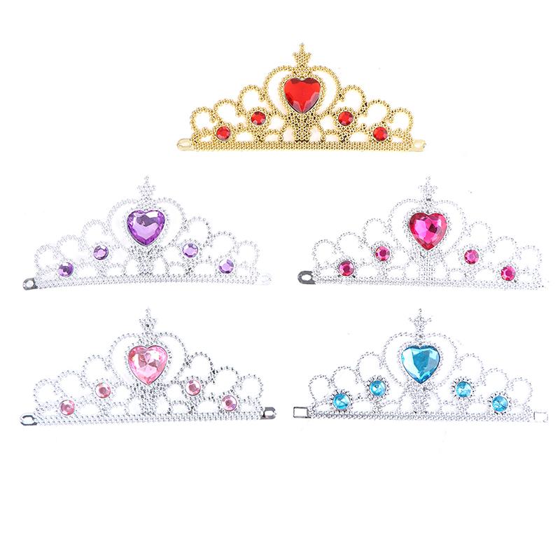 6 шт./компл. Принцесса Корона Волшебная палочка Ожерелье Перчатки Аксессуары Девочки Косметические наборы