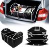 Car Trunk Organizer Eco-Friendly Super Strong Capacity Collapsible Non-Woven High Multi-use Storage Cargo Fabrics B H0J1