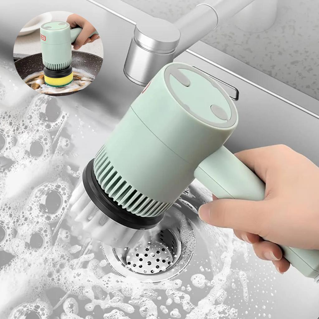 Новая электрическая скрубберная щетка для чистки, многофункциональная бытовая щетка, проволочная кухонная унитаз и ручная обувь для обуви