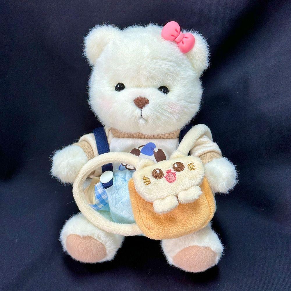 Сумка Labubu в стиле «звериный стиль» 17 см, ручная работа, кукольная одежда, аксессуары, плюшевый рюкзак для куклы 10 см