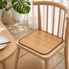 Cooling Bamboo Seat Mat, Breathable Chair Mat, Summer Cool Seat Pad with Anti-Slip Bottom for Office And Dining Chairs