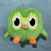 Kawaii Duolingo Зеленая Сова Мягкая Игрушка Плюшевая Игрушка Duo The Owl Мультфильм Аниме Сова Кукла Мягкая Мягкая Игрушка Животное Детский Подарок На День Рождения