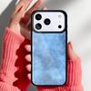 Синий чехол для телефона с тай-дай для iPhone 17 16 15 14 13 Pro Max Задняя крышка для 12 11 Pro Coque