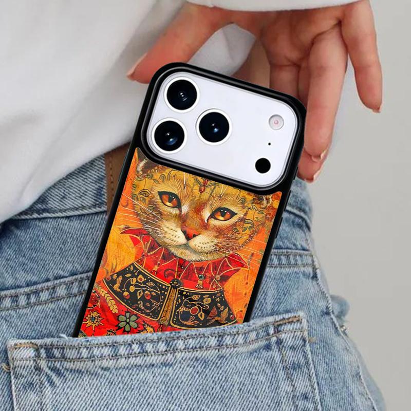 Чехол для телефона «Кошки эпохи Возрождения» Rich Art для iPhone 17ProMax 12 13 14 15 16e 17 Pro Max Plus Air Cover