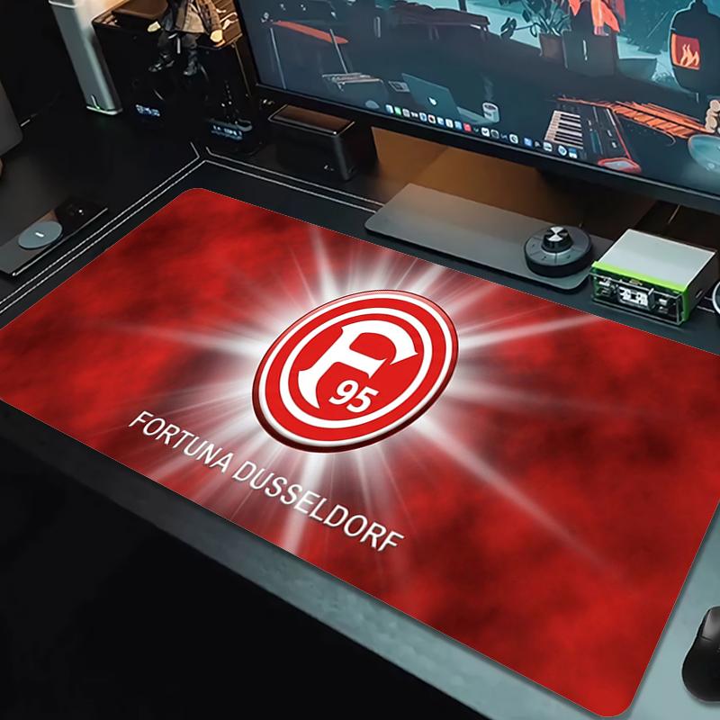 Фортуна Дюссельдорф Коврик для мыши Большой Игровой Коврик для стола Нескользящий Ноутбук Планшетт Большой Коврик для мыши XXL Коврик Мини-ПК Игровой коврик С заблокированным краем