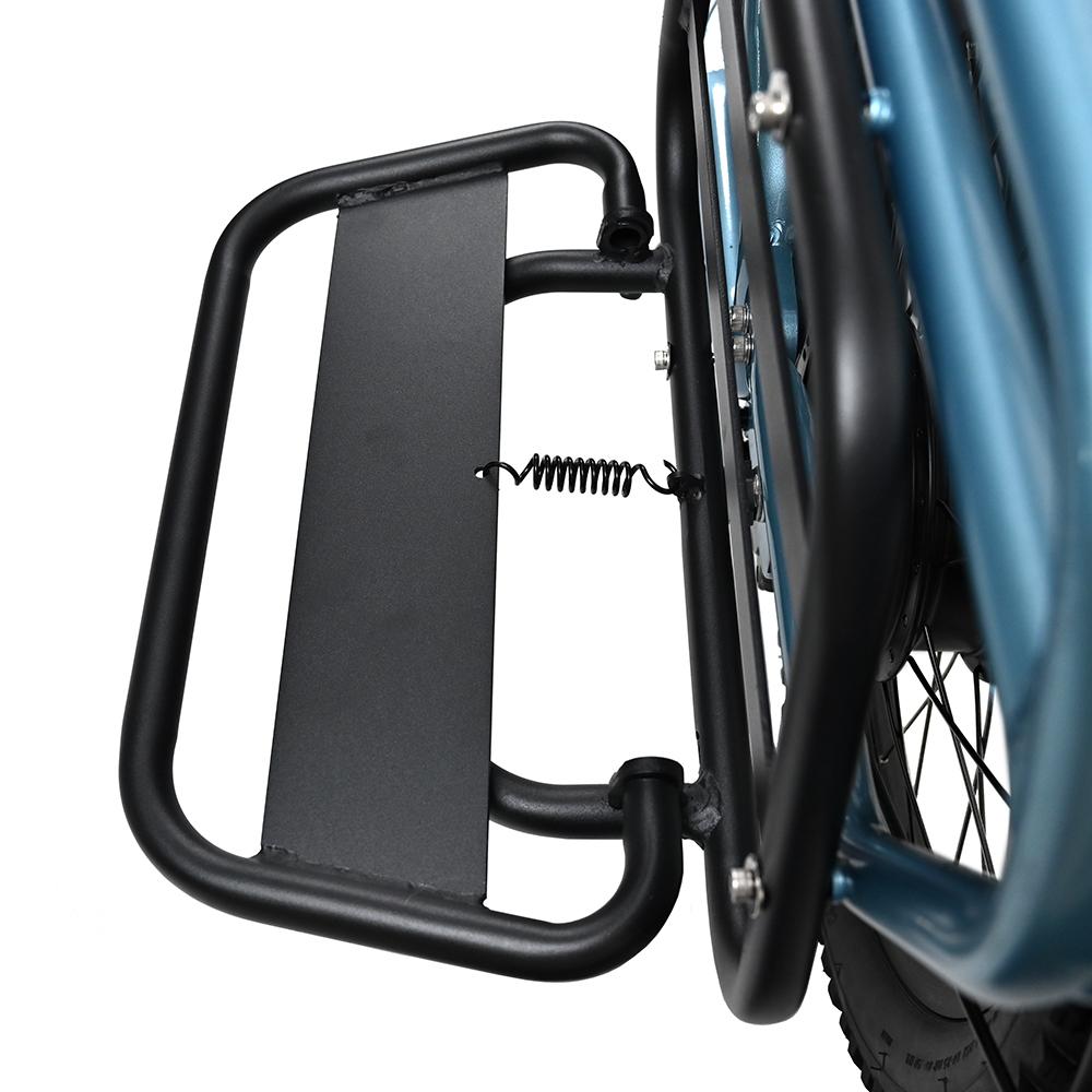 ONESPORT OT01 Cargo Electric Bike With Seat 650W Motor 48V27Ah Battery Outdoor EBike 20-inch Road Tire Electric Bicycle