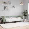 VidaXL Daybed Light Grey 80x200 Cm Velvet 354001