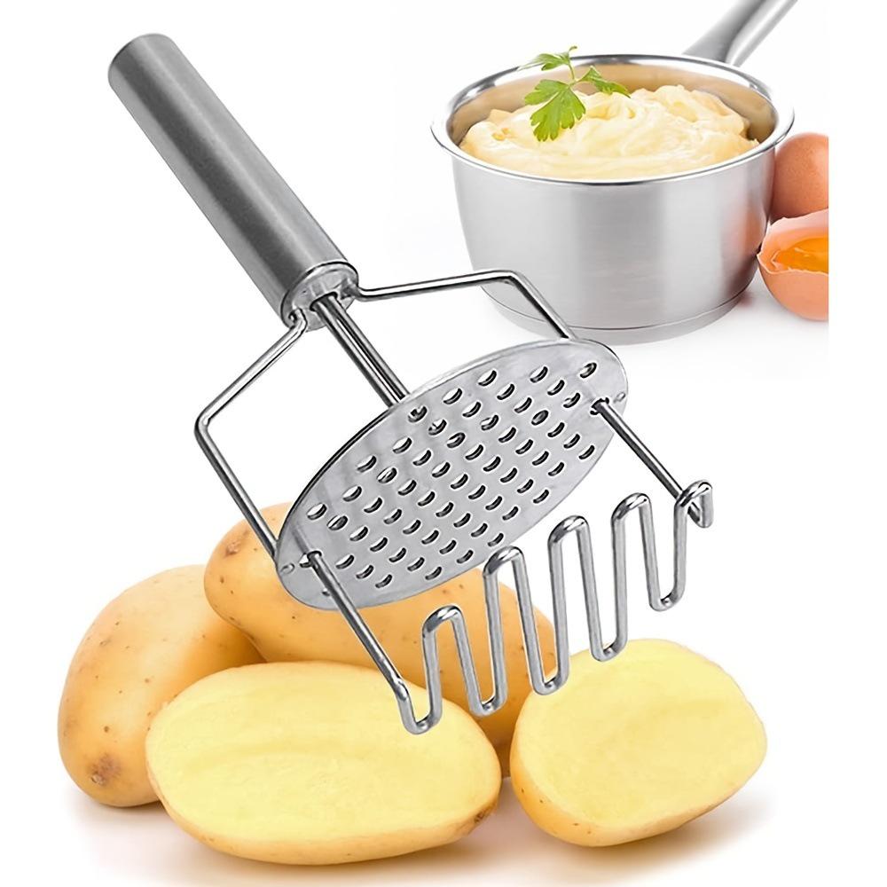 Double-Layer Stainless Steel Potato Masher & Ricer