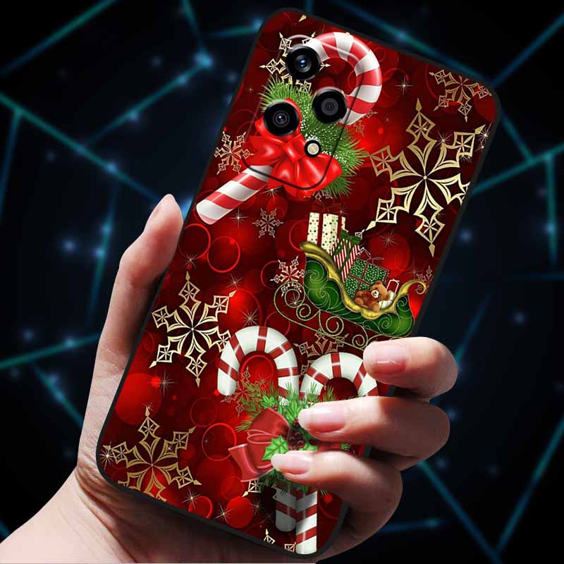 Рождественский чехол для Honor 200 Pro / 200 Lite / Honor 200 Чехол 100 90Pro Lite Милые Мягкие ТПУ Силиконовые Чехлы для Honor 200 Smart