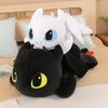 40cm Plush Dragon Toys Kawaii White Black Dinosaurs Animal Stuffed Plush Toys Plush Boys Girls Birthday Gifts