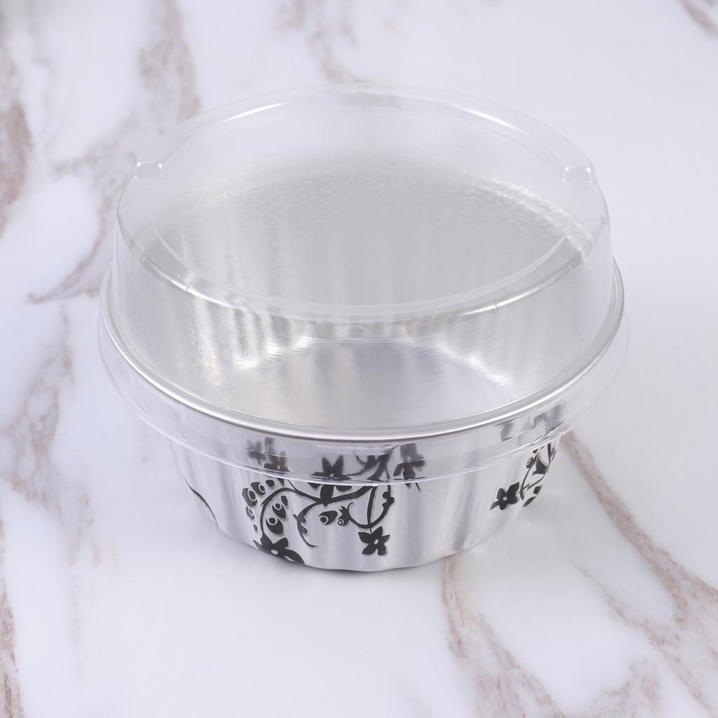 Форма для кексов, десертные формочки, формочки для кексов, упаковочная бумага, алюминиевая фольга с крышками