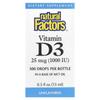 Vitamin D3 Drops, Unflavored, 25Mcg(1,000Iu), 15Ml(0.5FlOz)