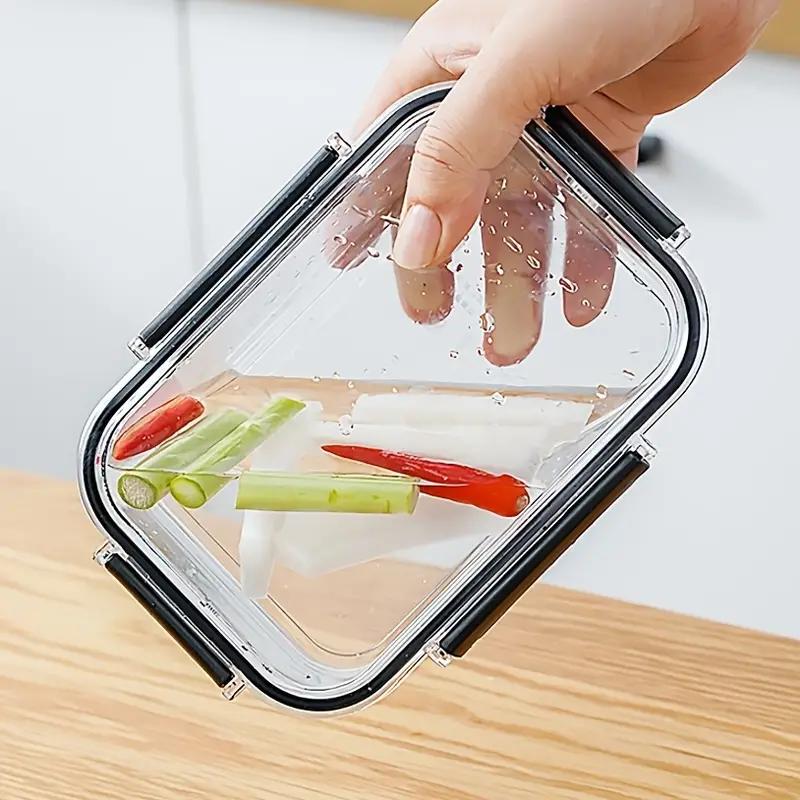 1 шт., ящик для хранения пищевых продуктов с крышкой, уплотнительная коробка для морозильной камеры, банка для пищевых продуктов с орехами и фруктами для кухонных принадлежностей для хранения