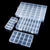 Transparent Plastic Compartment Storage Box