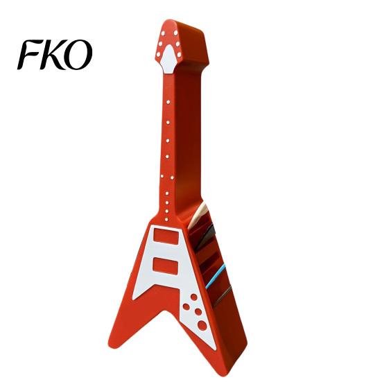 Musical Instrument Decor Guitar Picks Holder, Double Side Shape Display Decorative Table Decoration Theme Pick Storage Rack for Players And
