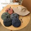 Регулируемая шляпа от солнца с широкими полями, водонепроницаемая, с защитой от УФ-лучей, складная шляпа-ведро для мужчин и женщин