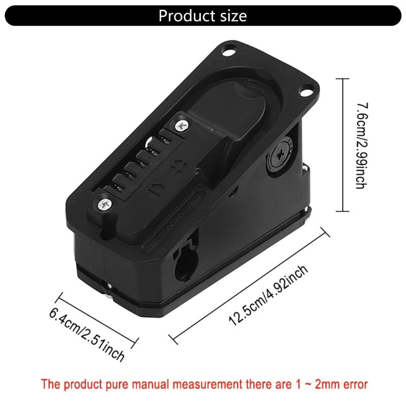 Замок на отсек аккумулятора от кражи с защитой порта для зарядки Крышка платы соединения замка аккумулятора электровелосипеда