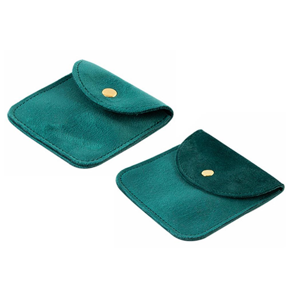 Изысканный мешочек для упаковки ювелирных изделий Роскошный фланелевый мешочек Шикарный мешочек для упаковки ювелирных изделий Портативный для ожерелья, браслета, колец, подвески