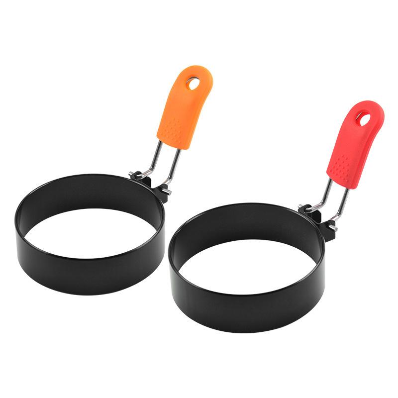 Stainless Steel Egg Ring Pancake Mold Non Stick Thick Round Shape for Breakfast Cooking Burger Patty Maker Kitchen Tool