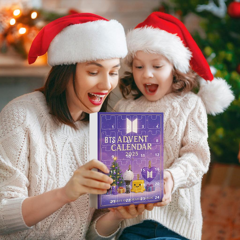 Advent Calendar Contains 24 Gifts, Cute Figures Doll Advent Calendar, Countdown Calendar With Surprise Toys, Collectible Figures Gift For Kids