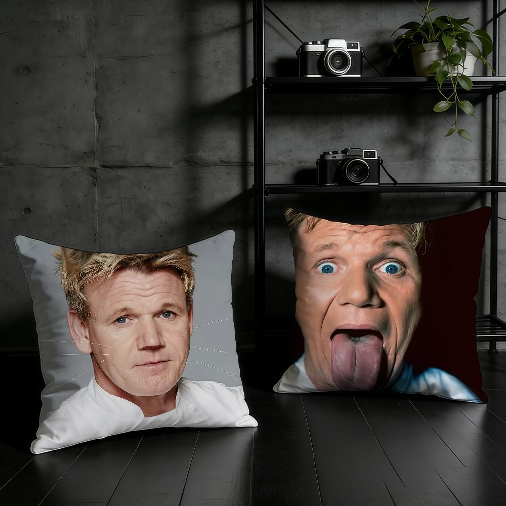 Chef Funny G-Gordon Ramsay cushion cover Home Office Birthday Anniversary Gifts Soft Skin Friendly Cushion Cover