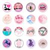 103 pink girl heart graffiti stickers children cartoon pattern room decoration stickers PVC self-adhesive