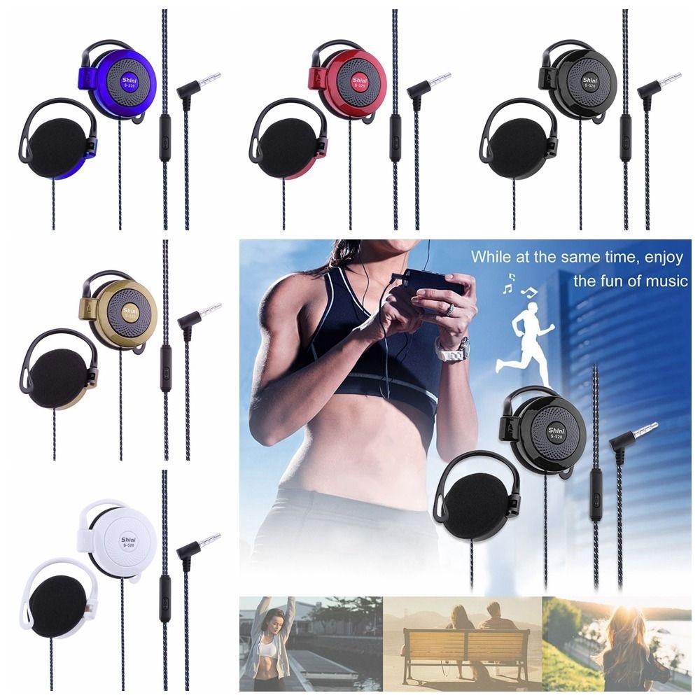 3.5mm Jack Ear Hanging Game Sports Headphone Stereo 3.5mm Stereo Ear Hook MP4