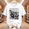 Retro T Shirt Print Short Sleeve Vintage Oneck Casual Tee Unisex Unisex Tshirt Female Clothing Breathable Short Sleeve Tops