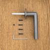 ALBA handle with STEEL rosette