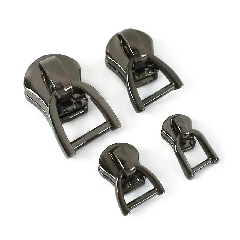 10/20 шт. 3/5/8/10# Слайдеры для металлических молний Meetee D-кольцо Пулеры для молний Набор для ремонта одежды DIY Багаж Швейные аксессуары