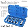 T-Style Star Socket Bit Set: T25, T30, T40, T45, T55