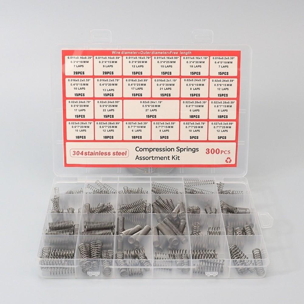 300PCS/box Tension Spring Small Springs Compression Spring Kit Mechanical Repairs