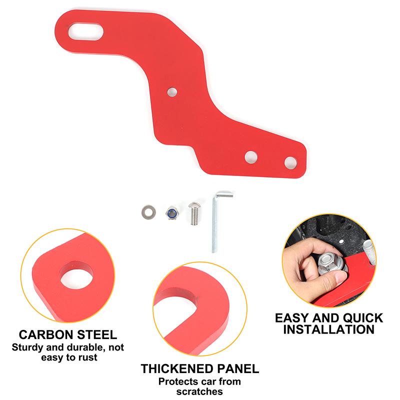 Car Towing Bars Kit Rear Bumper Bar Towing Trailer Hook Rear Frame Side Tow Hook Car Accessory For Toyota Tundra XK70 2022-2026