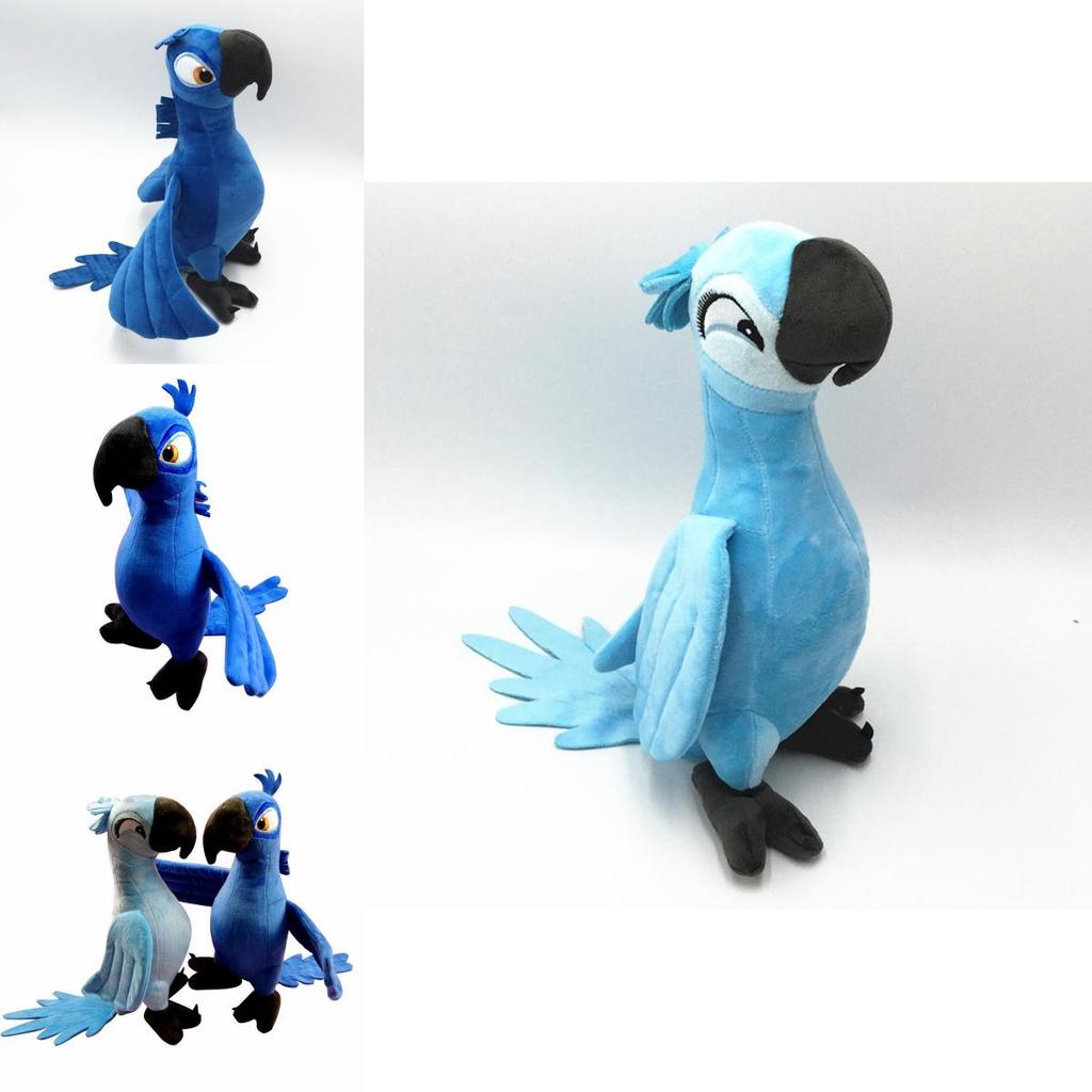 Vibrant 30cm Rio Movie Plush Toy Parrot Bird Stuffed Doll Ideal For Kids Gifts
