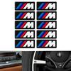 2025 E46 x5 10pc Car Interior Sticker Car steering wheel sticker For bmw M Sticker X1 X3 X4 X5 X6 X7 e46 e90 f20 e60 e39 f10 Car