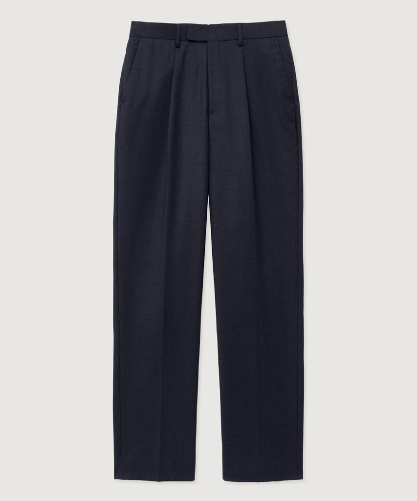 THEKNITCOMPANY [Togna] Compact Wool Tailored Pants 2 Colors