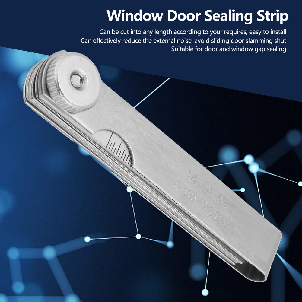 75 мм Нержавеющая сталь Щуп Линейка Сварочный Инструмент для контроля (0.05 1.00мм)