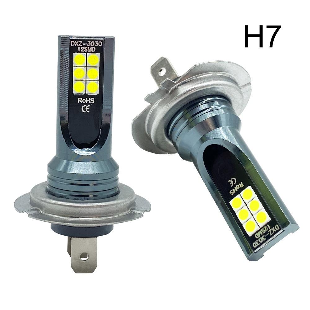 2Pcs Fog Lights 30SMD H1 H3 H8 H9 H11 LED Car Light Auto H1 H3 H8 H9 H11 Auto Fog Lamps 9005 9006 HB3 HB4 Light 12v 24V 80W