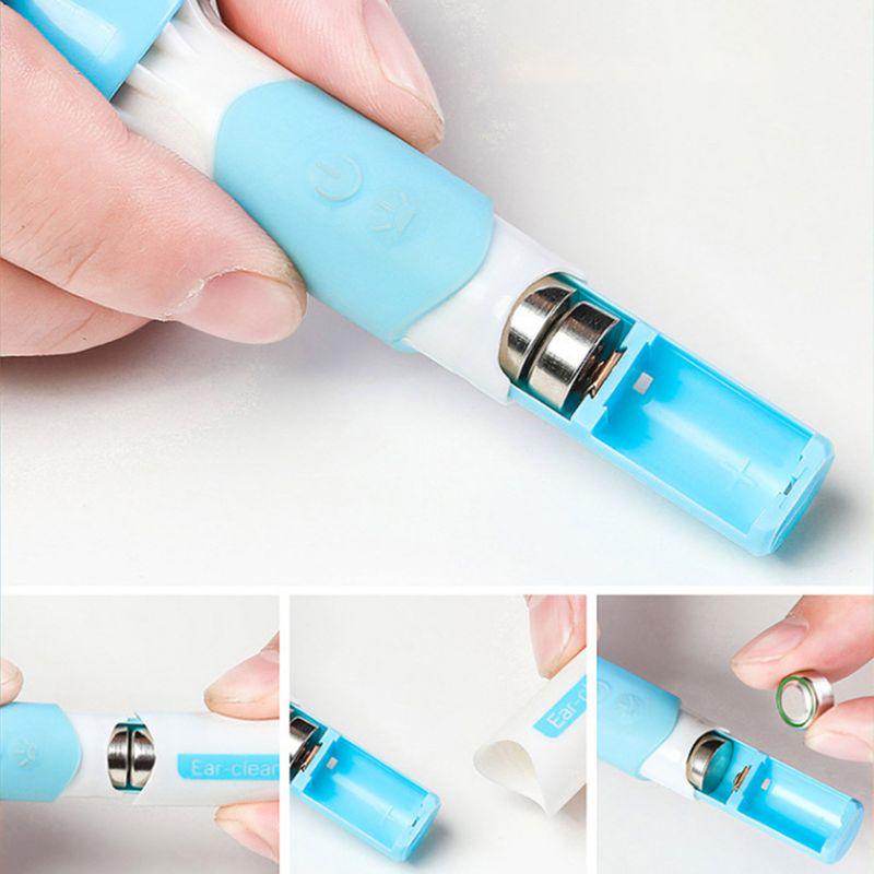 Safety Electric Cordless Vacuum Earwax Remover Painless Ear Wax Removal Cleaner