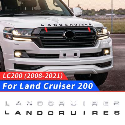 Для Land Cruiser 200 Письмо-приглашение Наклейка LC200 2021 Декорация Крышки Двигателя Логотип Land Cruiser Аксессуары для Модификации